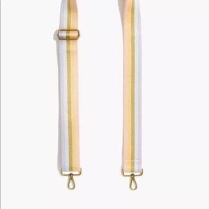 Madewell cross body rainbow bag strap NWT